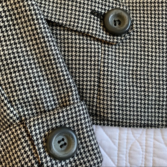 Valentino Miss V Double Breasted Houndstooth Two-Piece Suit Black/White Size 10 - Picture 7 of 16